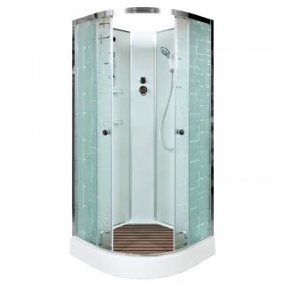 Душевая кабина Deto EM1590 N (без крыши) 90х90х208см